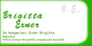 brigitta exner business card